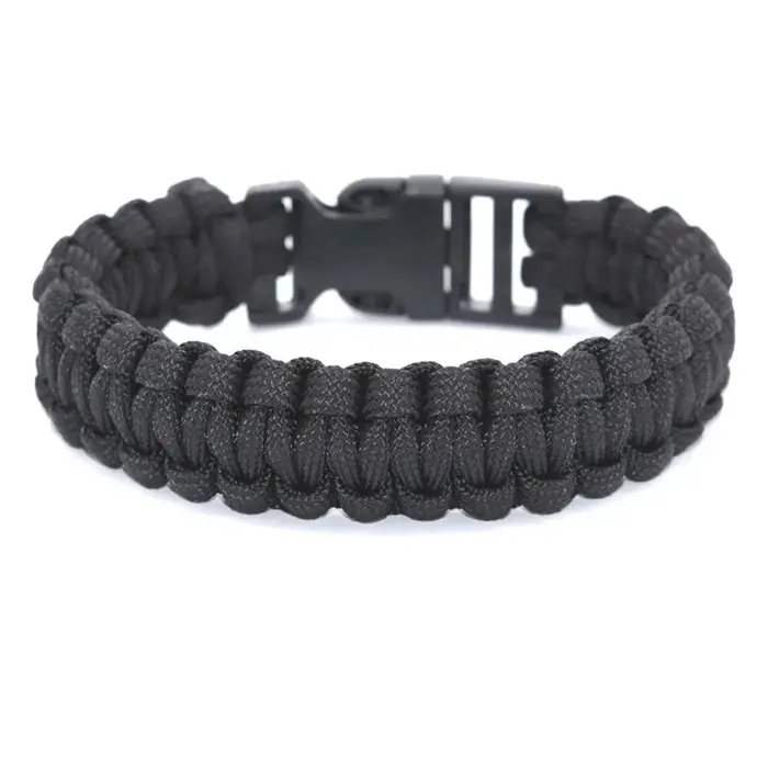 Bracelet de survie en paracorde tressé vert armée, pour voyage en plein air, Camping, tissage Cobra,