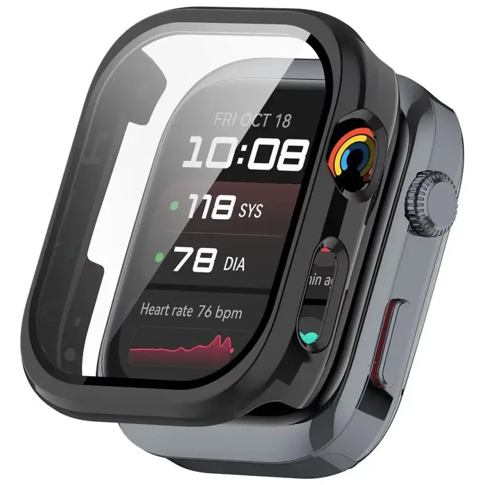 Verre trempé + boîtier PC pour Huawei Watch D2 protecteur d'écran anti-rayures pare-chocs housse de protection