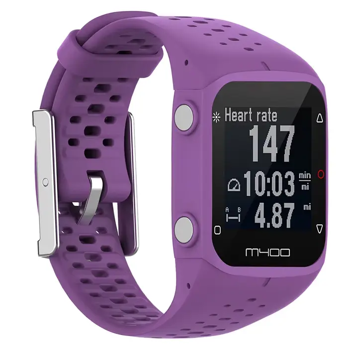 Pour Polar M400 M430 GPS course M 400 300 Bracelet en Silicone souple respirant