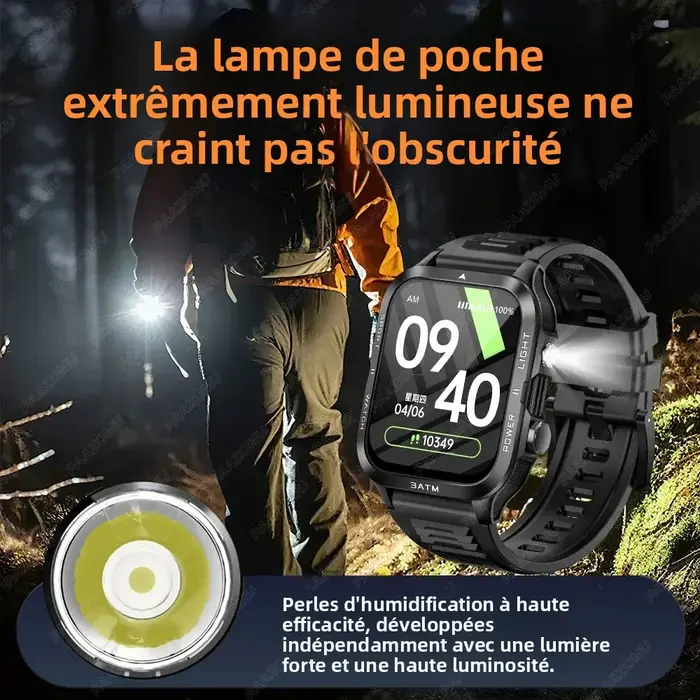 Montre connectée étanche 3ATM