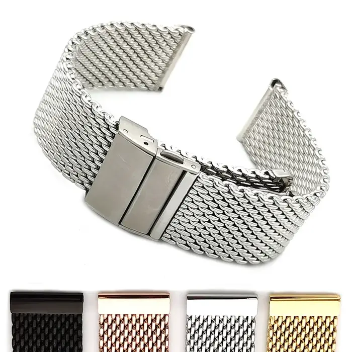 Bracelet de Montre Milanaise pour IWC Omega Seam84Breitling SeATM