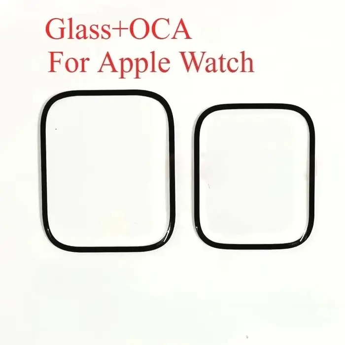 Verre avant d'écran extérieur avec OCA pour montre S4 S5 S6 S7 S8 40mm 44mm 41mm 45mm iWatch écran L
