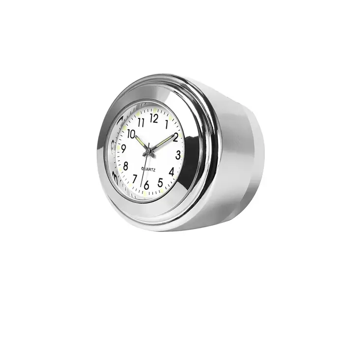 Montre à quartz étanche Shoous pour guidon de moto, cadran de montage de vélo, horloge pour Harley,