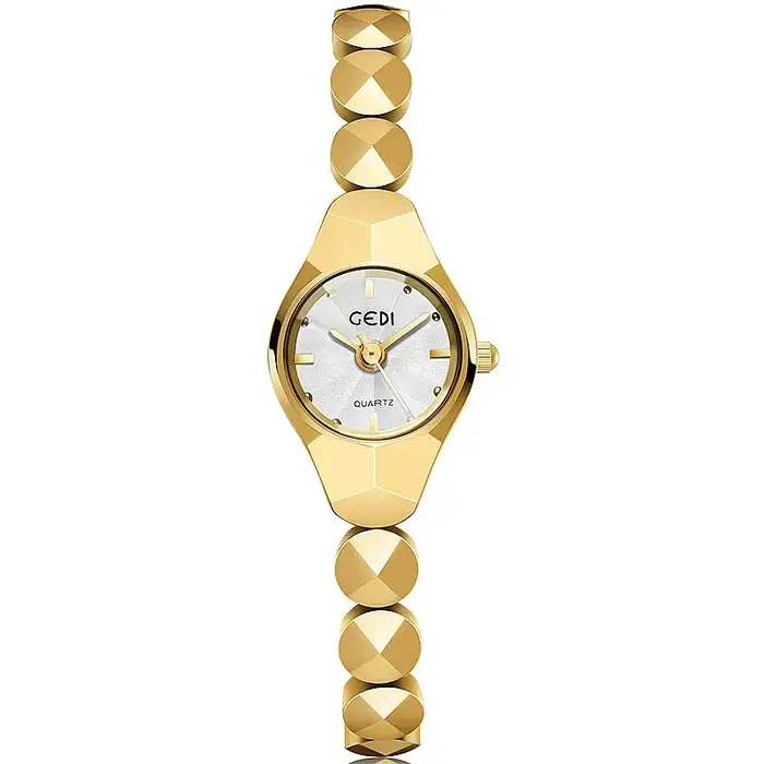 Bleu femmes montre lumière luxe à la mode Bracelet en métal montres