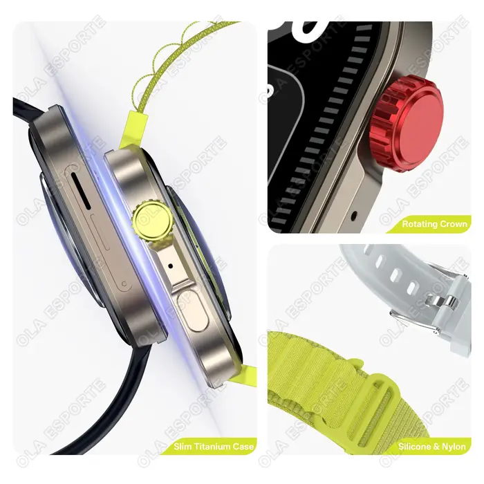 Nouvelle Montre Connectée 2026 avec Écran Tactile 2,01'', Appel Bluetooth Vocal IA, Cadran Personnalisable, Modes Multi-Sports, Suivi Santé pour Hommes et Femmes, Cadeau HW12