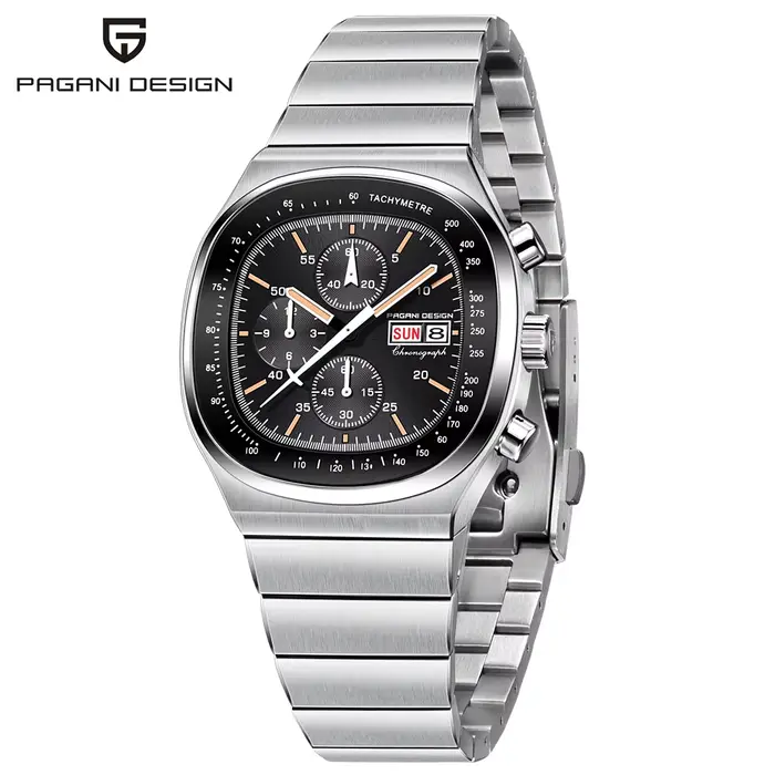 Montre à quartz pour homme PAGANI DESIGN PD1819, mouvement Miyota OS00, testeur de vitesse, saphir, chronographe étanche, Reloj Hombre