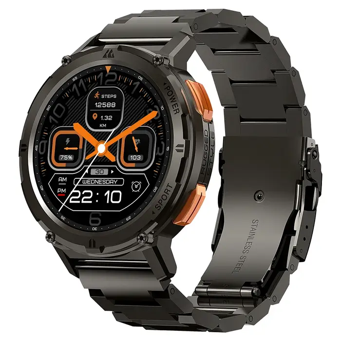2025 Original KOSPET TANK T2 montres intelligentes pour hommes montres AMOLED AOD Smartwatch Bluetoo