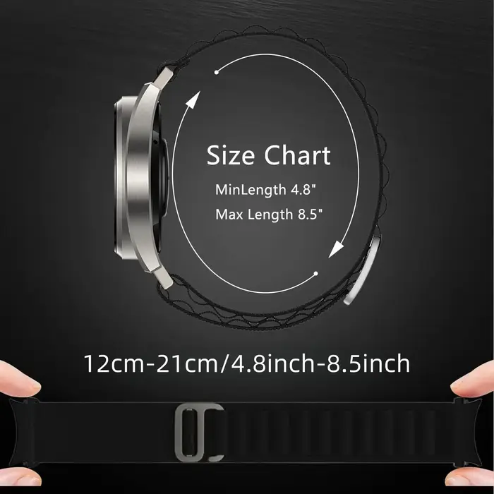 Bande à boucle de type C pour bracelet Blancpain X Swatch 22 mm