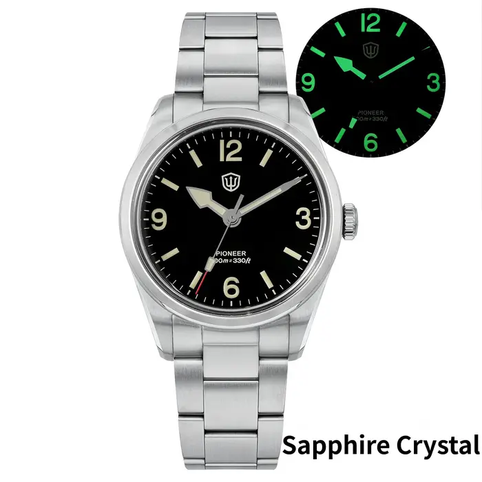 Watchdives WD1960S V2 montre à Quartz nouvelles montres lumineuses saphir VH31 mouvement de balayage 100m étanche