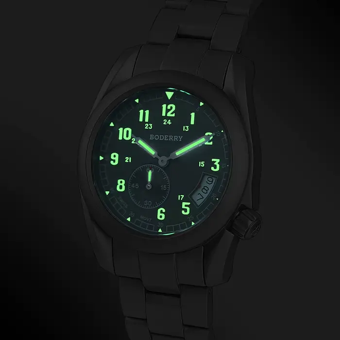 Boderry VOYAGER 38 Field Watch Mouvement à quartz