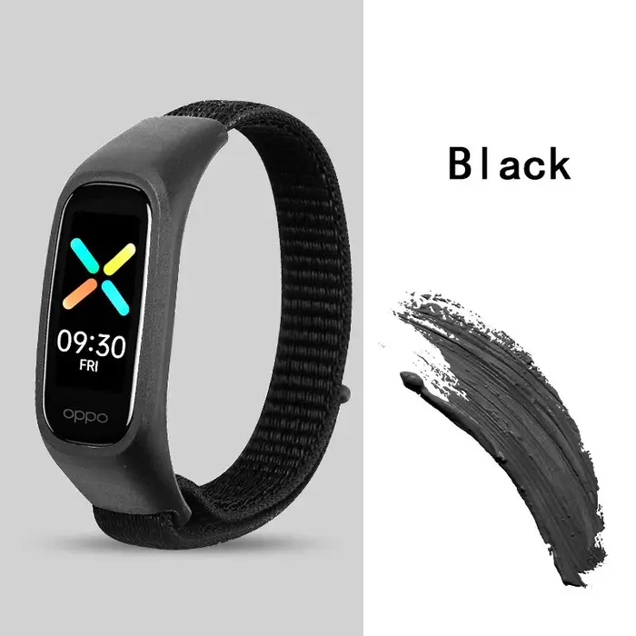 Bracelet en Nylon pour Bracelet de remplacement OPPO, boucle de Sport réglable, ceinture de montre r