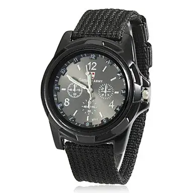 Montre de sport à quartz en nylon Gemius pour hommes