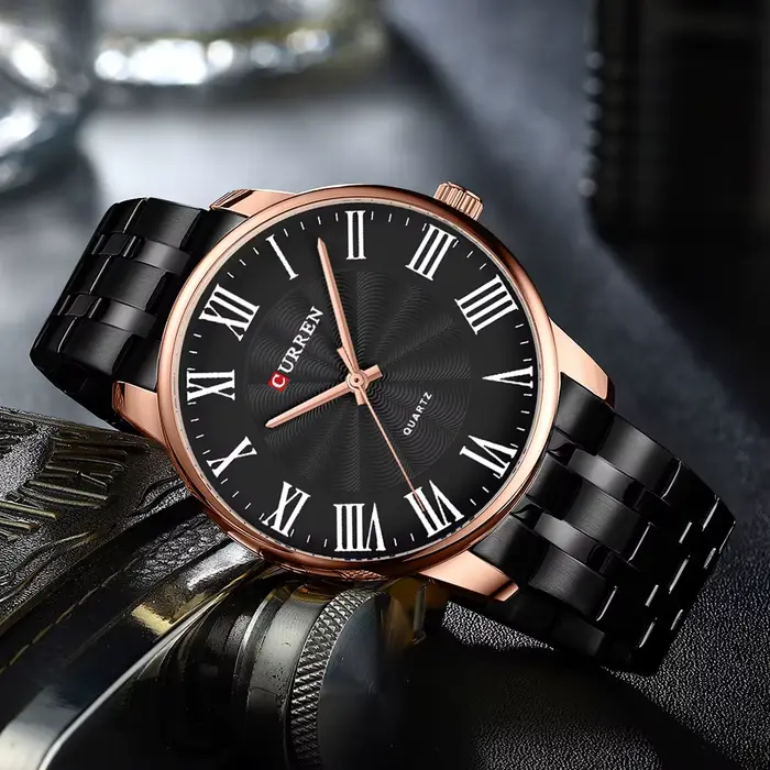 Montre à quartz minimaliste pour homme Curren 8422