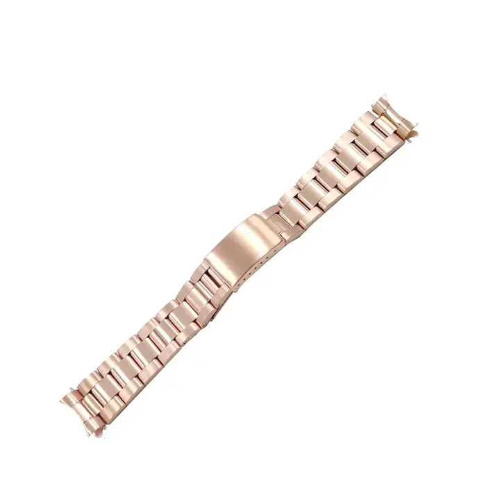 Rolamy 19 20mm Bracelet de montre en gros en acier inoxydable 316L ton or Rose argent
