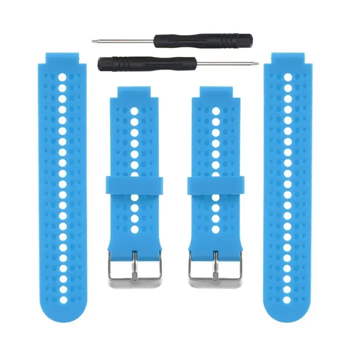 Nouvelle montre intelligente Sport bracelets Silicone Bracelet de montre Bracelet de remplacement pour Garmin Forerunner 220/230/235/620/630/735