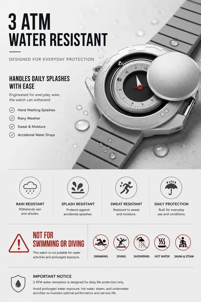 Série Gravity - Airship 360 ° Montre à quartz pour homme Rotating Gorman Watch DG0133