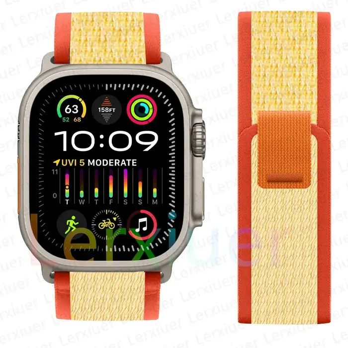 Boucle de sentier pour apple watch ultra 3 2 bandes 49mm 44mm 40mm 45mm 41mm 42mm bracelet correa iWatch série 7 se 8 9 10 11 46mm sangles