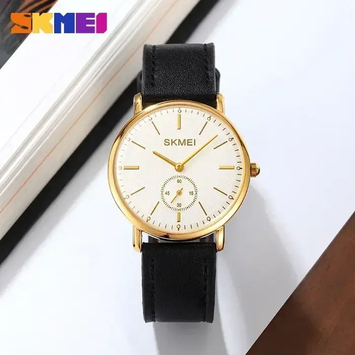 SKMEI 2308 luxe étanche chronographe antichoc sport hommes montres horloge montre à Quartz