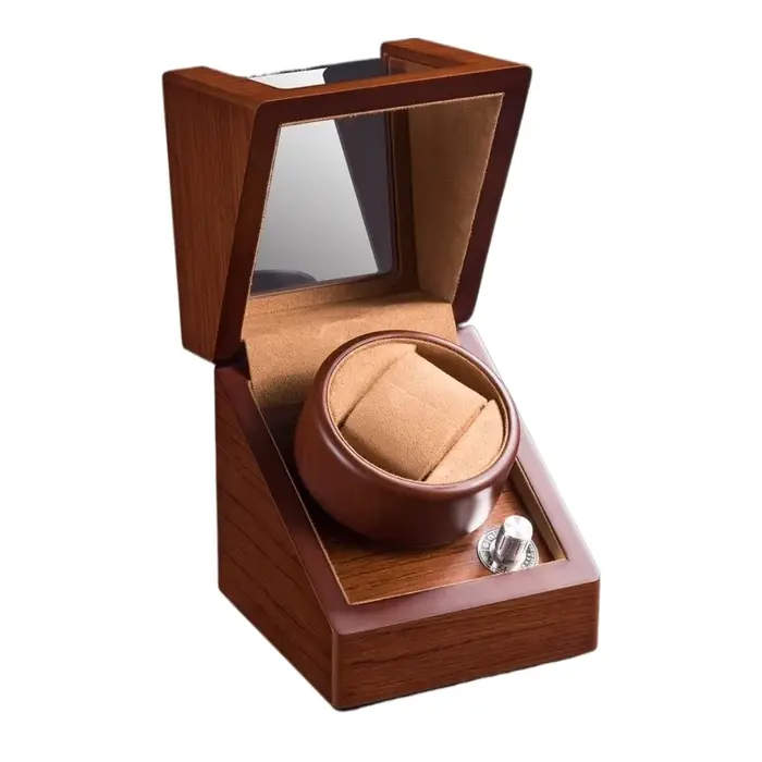 Remontoir de montre silencieux montre mécanique remontage automatique montres-bracelets pour hommes remontoirs de montre en bois remontoir de montres domestiques