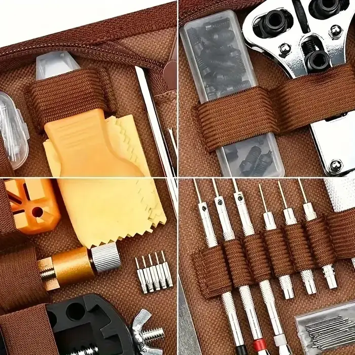 168 Kit de réparation de montres-Kit de tige de démontage et d'ouverture de boîtier