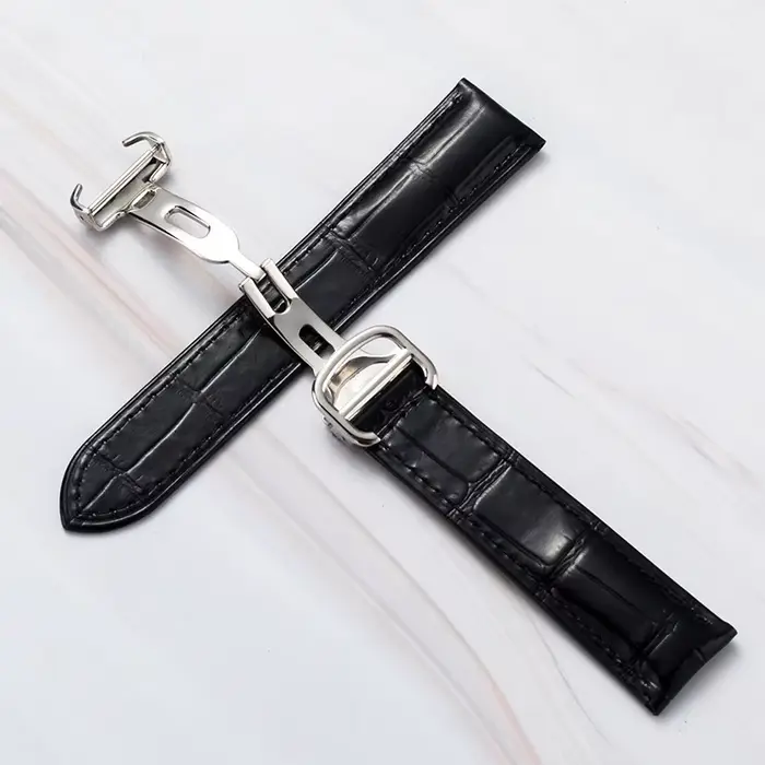 16mm 18mm 20mm 22mm Bracelet de montre en cuir véritable