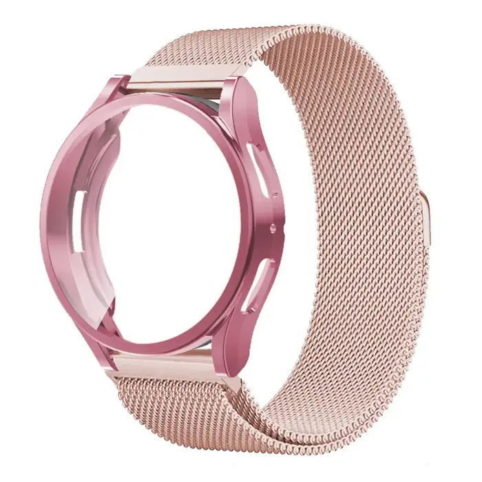 Bracelet en métal + housse en TPU pour Garmin Venu 2 2S 3S 3 2 Plus, Bracelet de protection plein éc