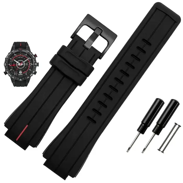 Bracelet de montre en caoutchouc de haute qualité
