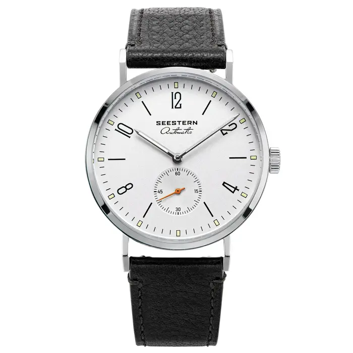 SEESTERN montre pour hommes pour affaires automatique ST1701 mouvement étanche montres mécaniques saphir cristal Ultra mince horloge