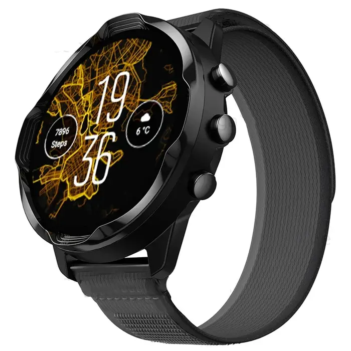 Bracelet en Nylon à boucle de voyage de 24mm pour Suunto 9 7 Baro/Suunto D5 Spartan Sport poignet HR/Baro montre intelligente bande remplaçable ceintures Correa