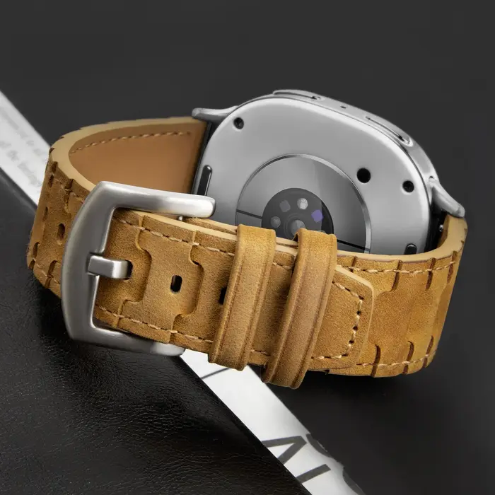 Bracelet de montre en cuir pour Samsung Galaxy Watch 8