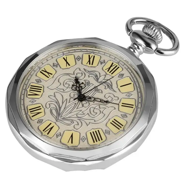 Montre de Poche Mécanique à Remontage Manuel pour Homme et Femme