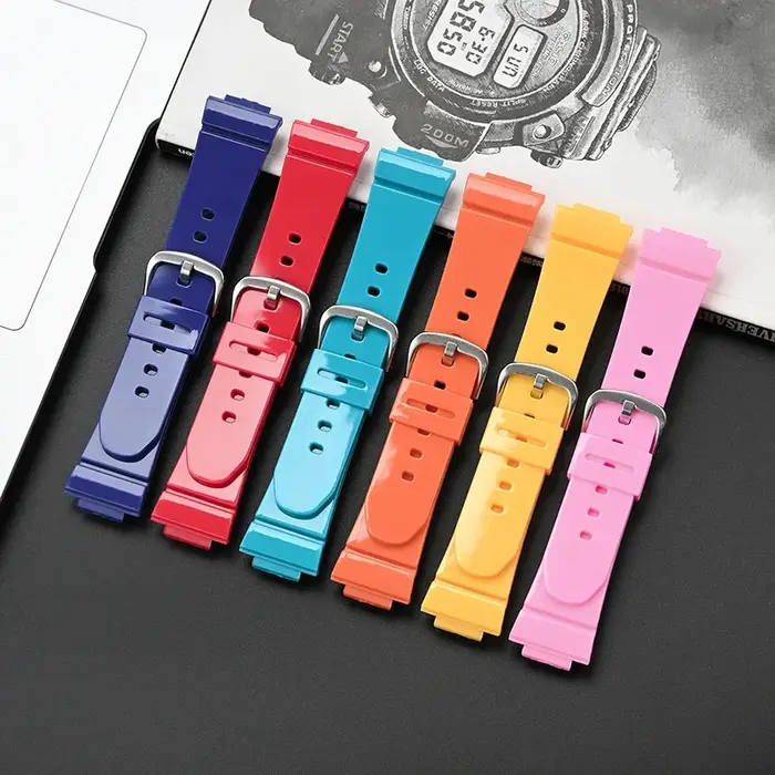 Bracelet de montre en résine 14mm pour Casio BABY-G BGA-130/131/160/161 BGD-140/500/560 BGD-5000/5020