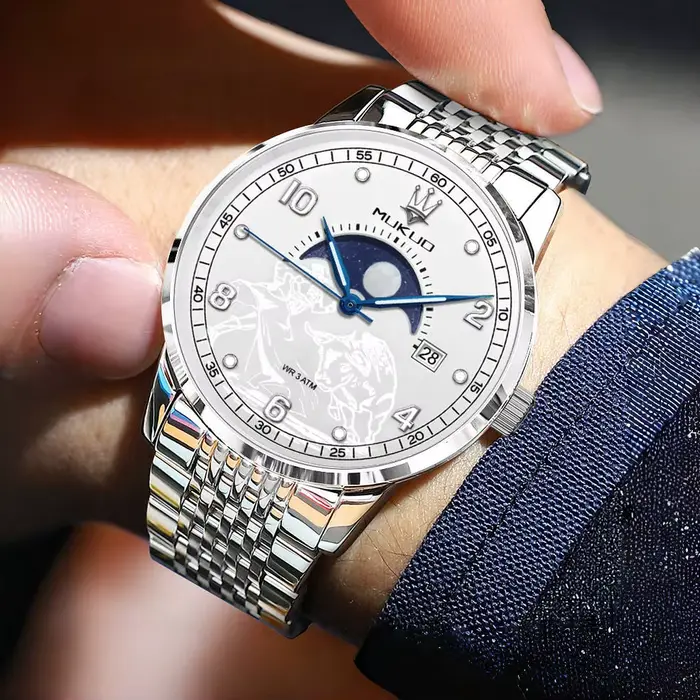 MUKUO Nouvelle montre à quartz pour homme