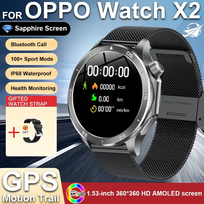 2025 nouveau pour montre OPPO X2 GPS