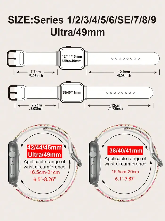 Bracelet de montre Apple abeille de dessin animé mignon, 49mm 45 44 40 41 38 42mm, fleur souple, iWatch série 7 6 3 se 8 9 10 11 Ultra 3 Y2k