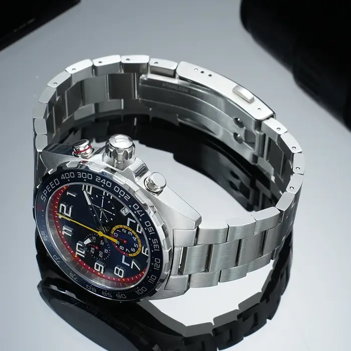 Bracelet de montre en métal massif de 21.5mm