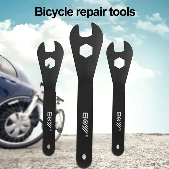 Clé conique de moyeu de vélo de 2mm, 13/14/15/16/17/18/19mm, clé à cône ouvert, outil de réparation 
