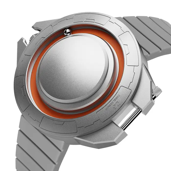 Montres pour hommes DANIEL GORMAN, montre à quartz en acier inoxydable, pointeur créatif à défilement, force magnétique, montre-bracelet + boîte 