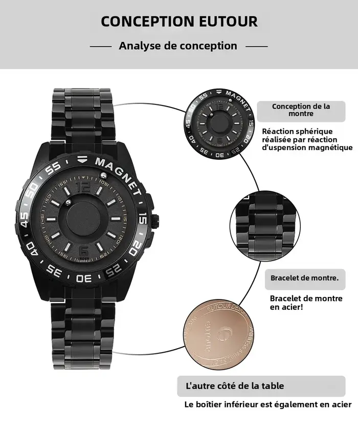 Montre pour homme EUTOUR originale