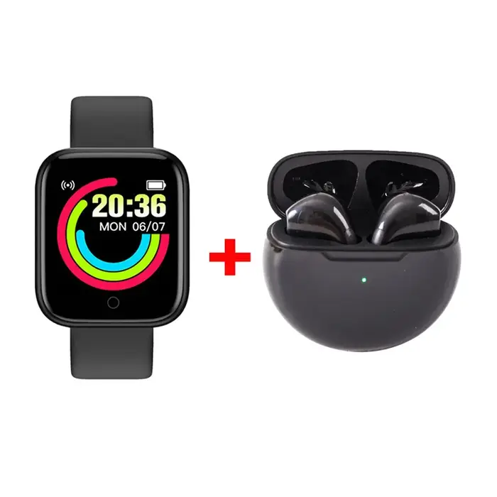 D20 montre intelligente Sport Fitness Tracker podomètre Smartwatch pour hommes femmes montre-bracele