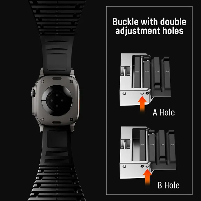 Bracelet de sport en Silicone pour Apple Watch Ultra 2