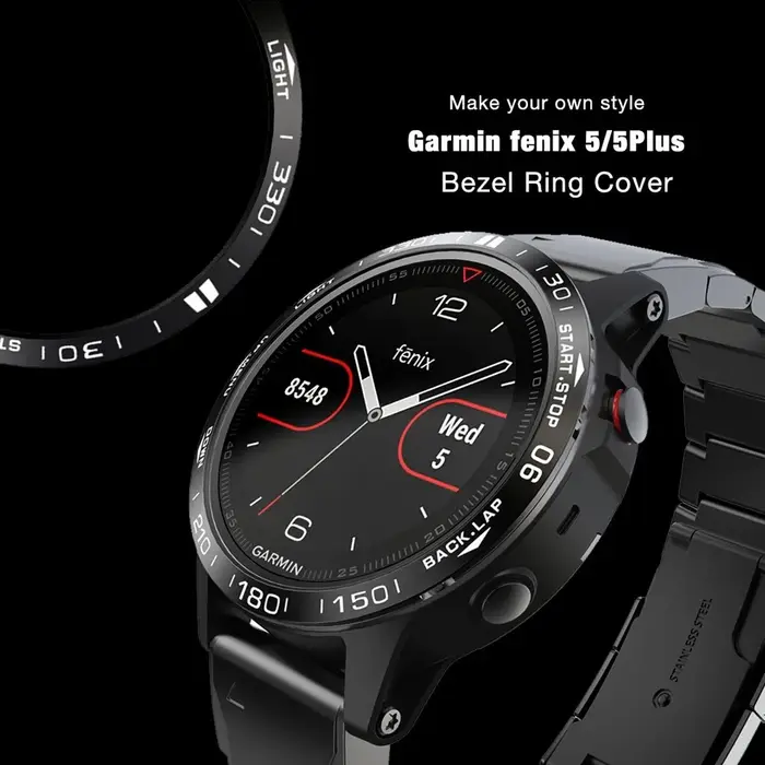 Lunette pour Garmin Fenix 7 7X 6 6X Pro 5 5X Plus