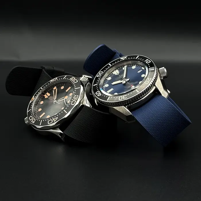 Nouveau bracelet de montre sport en caoutchouc FKM