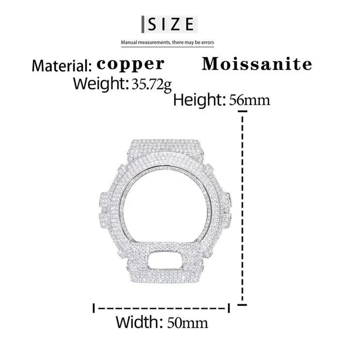 Boîtier de montre en moissanite série DW-6900
