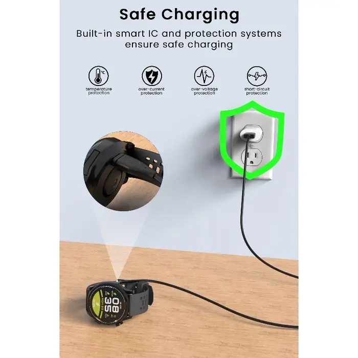 Câble de chargeur USB pour montre Coros, adaptateur de charge de type C, compatible avec Coros Pace2/3/Apex/Apex 2/Apex pro/Apex 2 pro/Vertix2