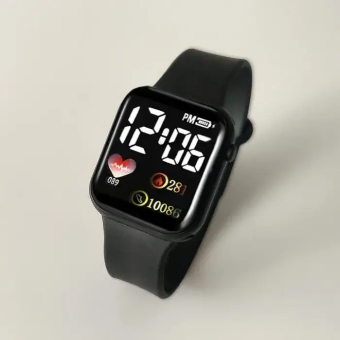 Montres numériques LED pour enfants et adultes