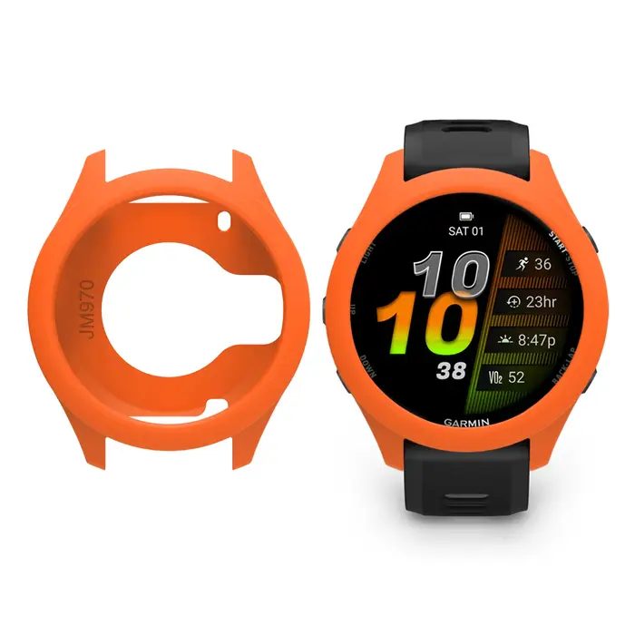 Étui de montre en silicone pour Garmin Forerunner 970/570 42mm/47mm