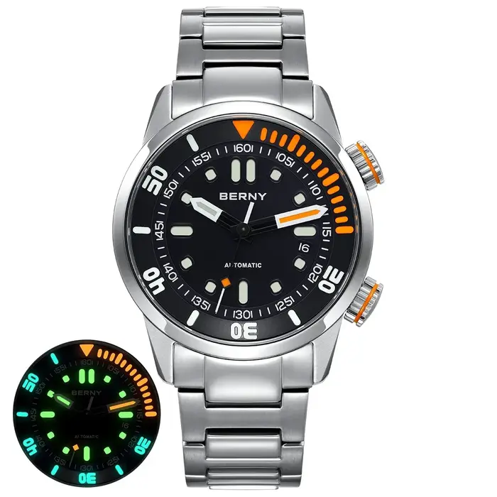 Montre de plongée automatique BERNY pour hommes