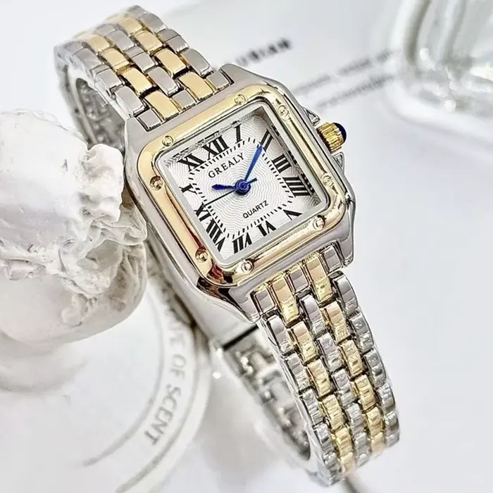 Nouveau luxe femmes montre mode carré montre-bracelet