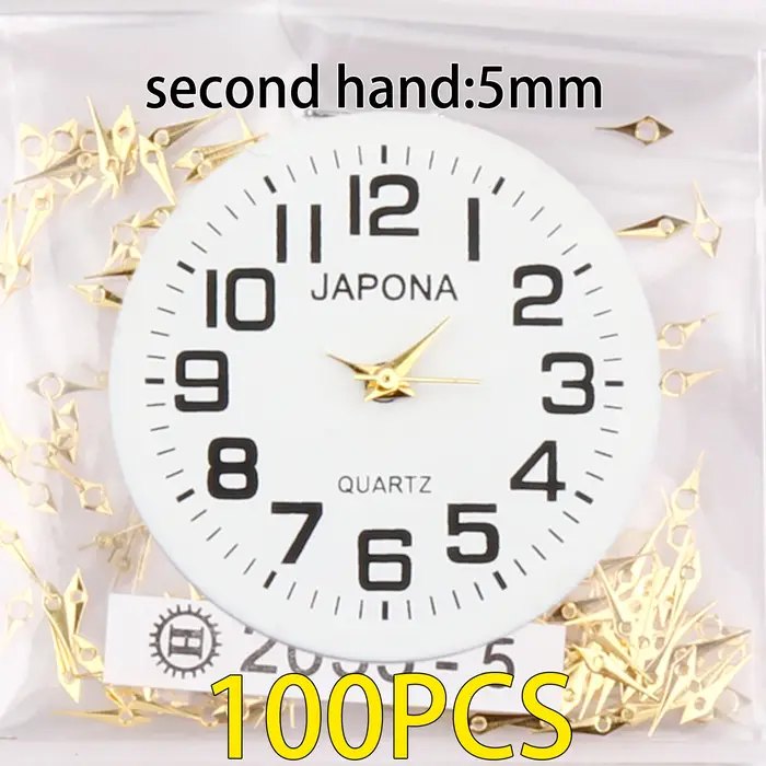 100 ensemble aiguilles de montre
